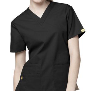 WONDERWINK ORIGINS BRAVO FIT V-NECK SCRUB TOP